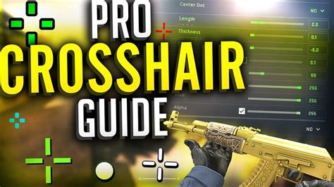 The Ultimate Csgo Pro Crosshair Guide Youtube