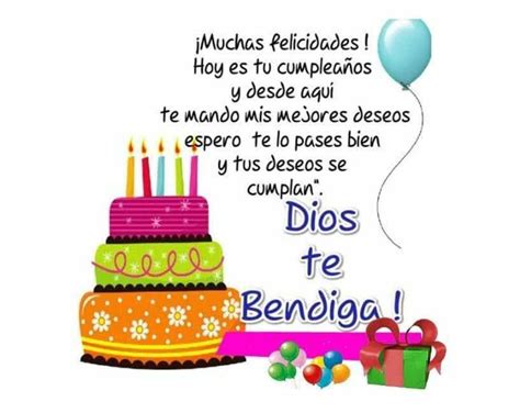 Happy Birthday Que Dios Te Bendiga Birthdayzb