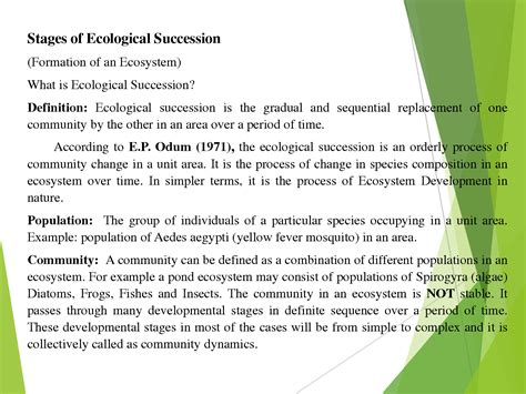 Solution Ecological Succession Ppt Studypool