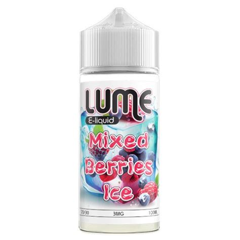 Lume Mixed Berries Ice 30ml In 100ml Bottle Long Fill 3mg