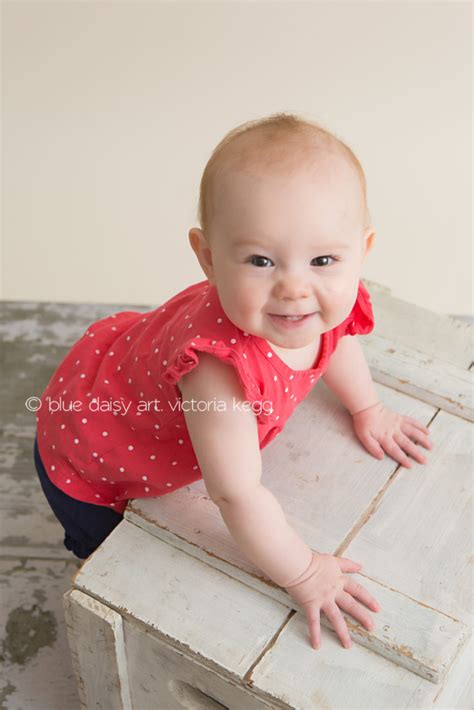 Nora 8 Months Old Springfield Rochester Il Baby Photographer