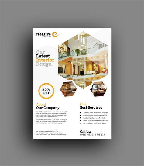 Modern Architecture Professional Flyer Template Flyer Template Print