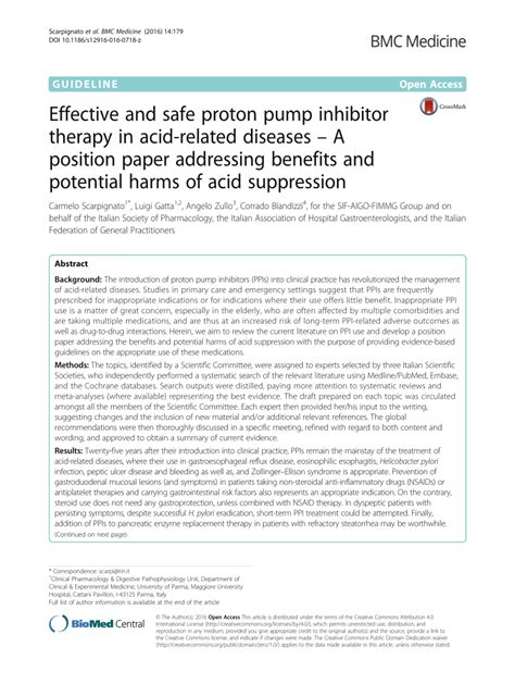 Label each topic, with the name of the. (PDF) Effective and safe proton pump inhibitor therapy in acid-related diseases - A position ...