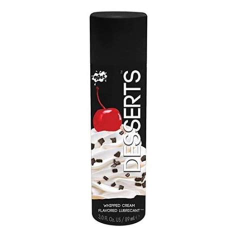Wet Desserts Water Based Whipped Cream Flavored Lubricant Hot Sex Picture