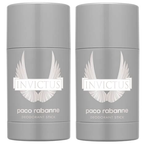 Buy Paco Rabanne 2x Invictus Deodorant Stick 75 Ml Free Shipping