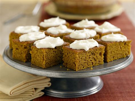 For the filling, beat cream cheese until smooth. The Tall Girl Cooks: Paula Deen's Pumpkin Bars