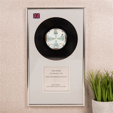 Best birthday gift for dad. Your Special Record - Personalised Vinyl Plaque (Premier ...