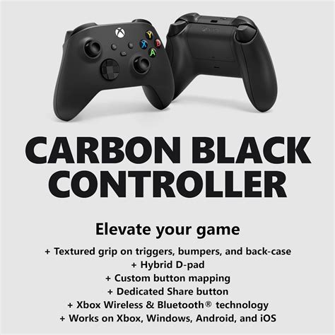 Xbox Core Controller Carbon Black Ubicaciondepersonas Cdmx Gob Mx