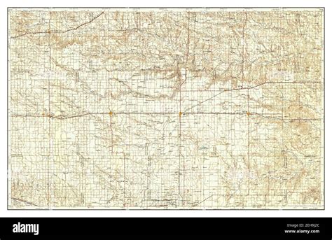 Scott City Kansas Map 1958 1250000 United States Of America By