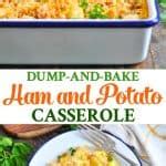 Ham and potato casserole ingredients: Dump-and-Bake Cheesy Ham and Potato Casserole - The Seasoned Mom