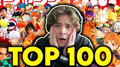 Non Anime Fan Reacts To Top 100 Anime Of All Time Youtube