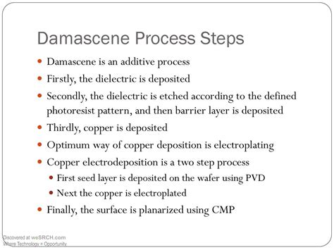 Chemical Mechanical Planarization Damascene Process