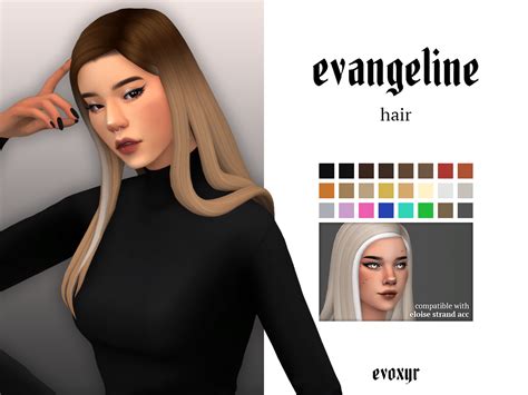Evoxyr Hair Sims 4 Best Hairstyles Ideas For Women And Men In 2023