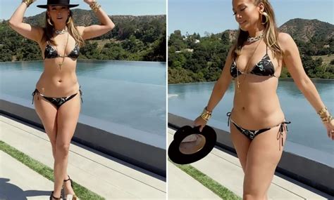 Jennifer Lopez Fans Can T Believe Her Real Age As She Strips Down To