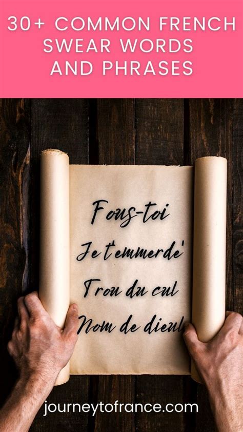 30 Common French Swear Words And Insults Journey To France