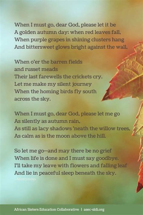 Four Simple Autumn Prayers Asec Sldi News Prayers Simple Prayers