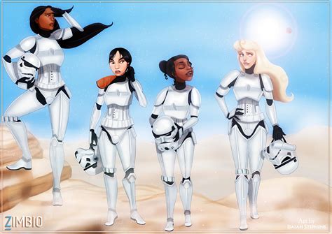 These Disney Princesses Reimagined As ‘star Wars Characters Look
