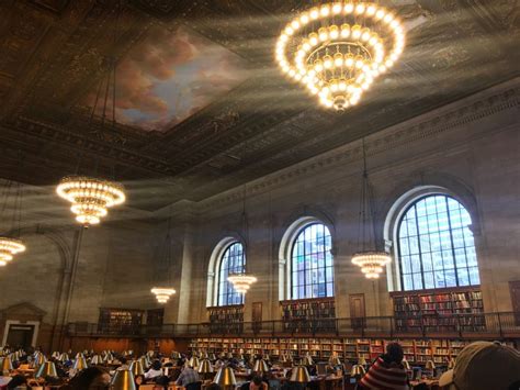 New York Public Library Off Of Fifth Avenue New York City The Inside