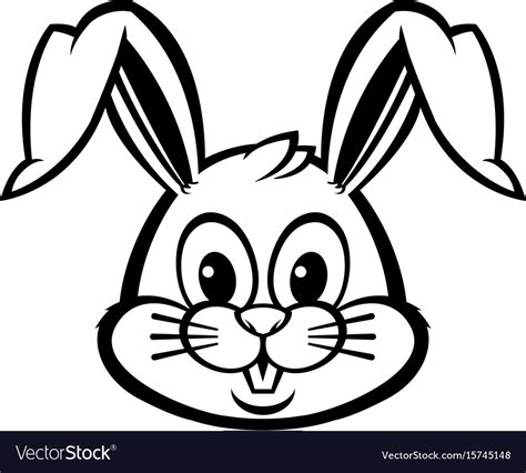 Cartoon Bunny Rabbit Graphic Royalty Free Vector Image