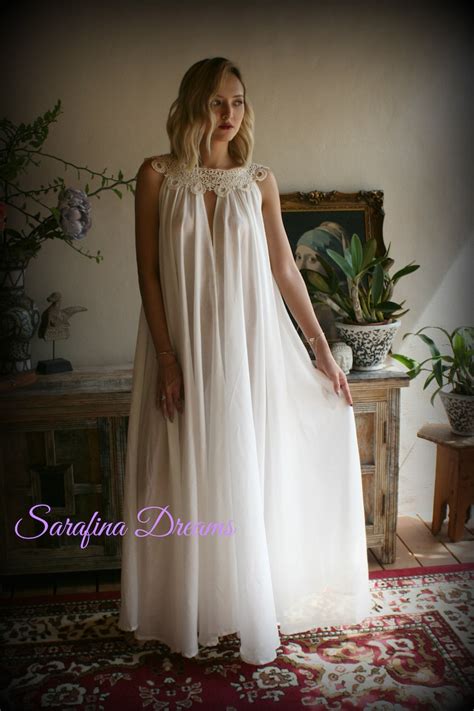 100 Cotton Nightgown Jane Austen Full Sweep Lingerie Etsy Sweden