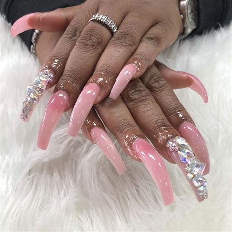 check out simonelovee ️ curved nails fire nails ombre acrylic nails