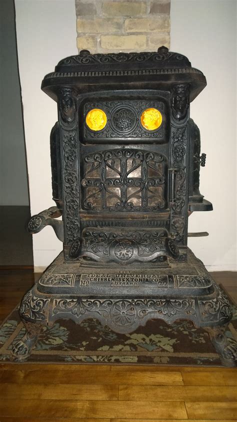 My 1891 Cribben And Sexton Universal Victorian Hearth Parlor Stove With
