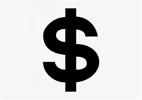 5705 Money Symbol Clipart Black Dollar Sign Png Transparent Png