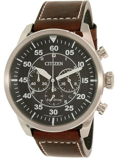 Citizen Citizen Mens Eco Drive Aviator Chronograph Watch Ca4210 16e