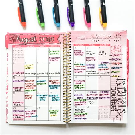 Tips For Getting Organized With Bloom Daily Planners Tombow Usa Blog