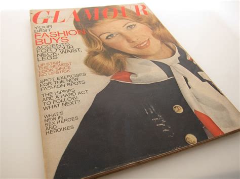 March 1968 | Vintage glamour, Glamour magazine cover, Glamour magazine
