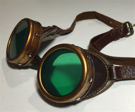 Steampunk Goggles Upcycle Now With Rivets 4 Steps With Pictures