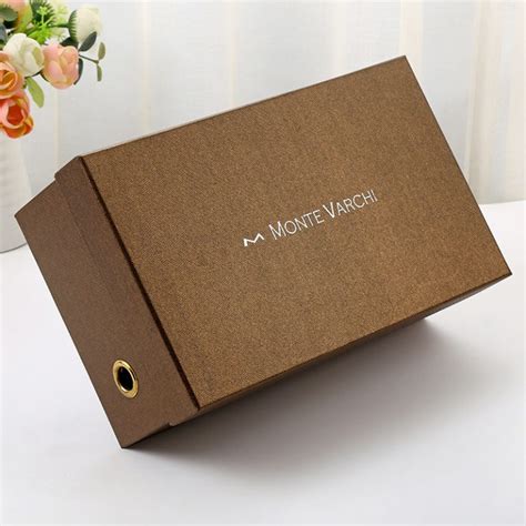 Brown Universal Shoe Box Custom Cardboard Boxes