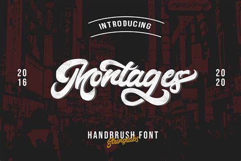 Montages Retro Bold Script Font By Stringlabs Thehungryjpeg