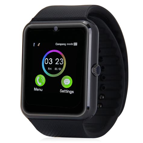Amazingforless Black Bluetooth Smart Wrist Watch Phone Mate For