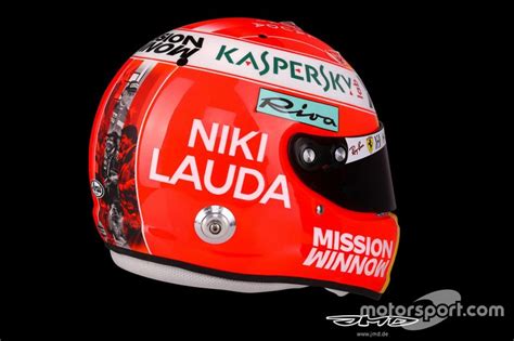 Sebastian vettel's helmet for the #sakhirgp2020 #jmd design. Kvyat not allowed to use special helmet design in Russia
