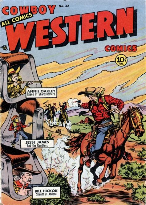 Classic Western Comic Books 40 Trading Cards Book Old West