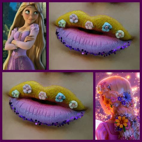 Rapunzel Enredados Makeup Lipsart Disney Eye Mask Sleep Lip Art