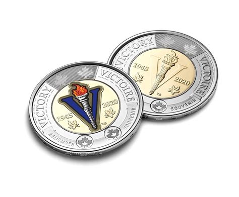 Royal Canadian Mint 2 Circulation Coin Celebrates 75th Anniversary Of