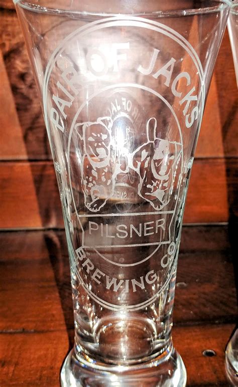 Custom Etched Beer Pub And Pilsner Glasses Etsy