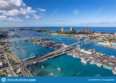 The Panoramic View Of Nassau Harbour And Paradise Island Nassau