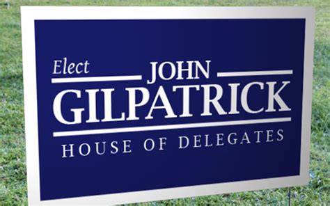 Campaign Yard Signs For Candidates For Elections