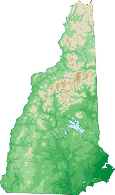 New Hampshire Topo Map Topographical Map