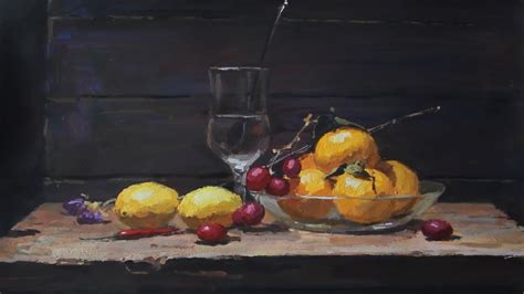 Still Life Painting In Gouache Paint Youtube