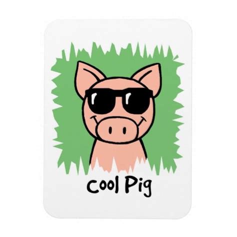 Cartoon Clip Art Cool Pig With Sunglasses Cartoon Clip Art Pig Art