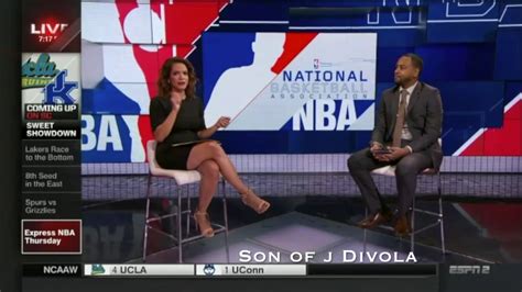 Elle Duncan And Cari Champion Thigh Off 1 Espn Youtube