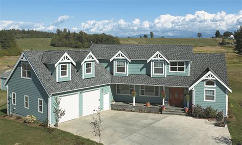 It may seem darker in this picture, but it is actually grey. Exterior House Colors With Light Gray Roof
