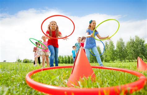 Hula Hoop Games For Groups Kids Target Practice With Hula Hoops Rings