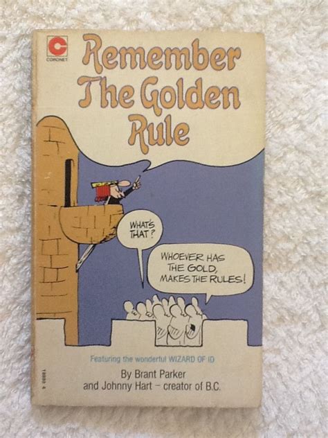 Wizard Of Id Remember The Golden Rule Book 4 Newspaper Comic