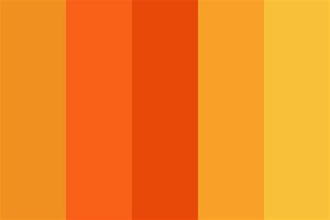 Orange Yellow Color Palette