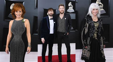 Country Stars Shine On The Grammy Awards Red Carpet